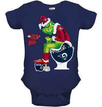 Load image into Gallery viewer, Funny Grinch San Francisco 49Ers Christmas Gift Tee Baby Onesie