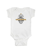 Load image into Gallery viewer, Finnish Crazy Grandma Gift For Grandma Family Baby Onesie