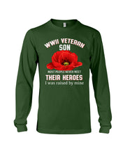 Load image into Gallery viewer, Wwii Veteran Son Gift For Veterab Mom Unisex Long Sleeve