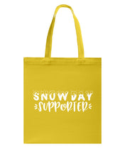 Load image into Gallery viewer, Snow Day Supporter Christmas Gift For Friends Family T-Shirt Basketweave Tote Bag