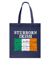 Load image into Gallery viewer, Stubborn Irish Flag Love Ireland Custom T-Shirt Basketweave Tote Bag