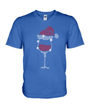 Load image into Gallery viewer, Christmas Gift For Wine Lovers Custom T-Shirt Guys V-Neck