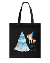 Load image into Gallery viewer, Swedish God July Christmas Tree Gift For Family Basketweave Tote Bag