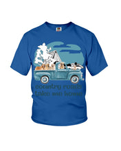 Load image into Gallery viewer, Country Road Golden Retriever Youth Tee