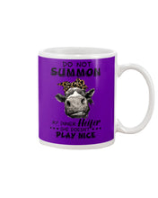 Load image into Gallery viewer, My Inner Heifer Doesn&#39;t Play Nice Funny Quote T-Shirt Mug