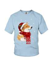 Load image into Gallery viewer, Corgi Christmas Gift Funny T-Shirt Youth Tee