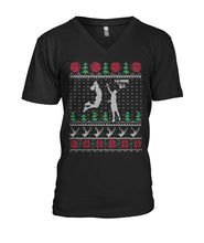 Load image into Gallery viewer, Funny Basketball Christmas Guys V-Neck