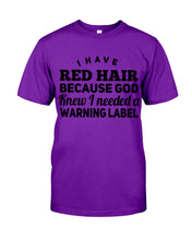 Load image into Gallery viewer, Great Gift For Redhead Grandma Guys Tee