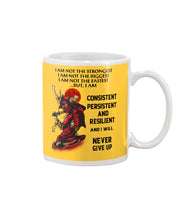 Load image into Gallery viewer, Samurai Consistent Persistent Resilient Quote T-Shirt Mug