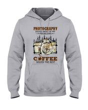 Load image into Gallery viewer, Solve Most Problems Camera Map Photography T-Shirt Hoodie