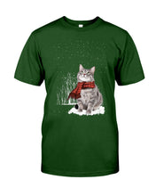 Load image into Gallery viewer, Cute Cat Christmas Gift For Cat Lovers Custom T-Shirt Guys Tee