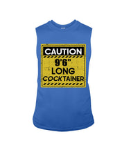 Load image into Gallery viewer, Caution 9&#39;6&#39;&#39; Long Cocktainer Black T-Shirt Unisex Long Sleeve