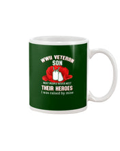 Load image into Gallery viewer, Wwii Veteran Gift For Veteran Dad Quote T-Shirt Mug