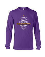 Load image into Gallery viewer, Finnish Crazy Grandma Gift For Grandma Family Unisex Long Sleeve