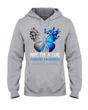 Load image into Gallery viewer, Hope For Cure Diabetes Awareness Hoodie