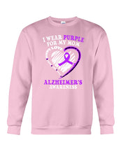 Load image into Gallery viewer, Alzheimer Awareness Daughter For Mom T-Shirt Sweatshirt