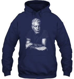 Anthony Bourdain Gift For Fans Black T-Shirt Hoodie