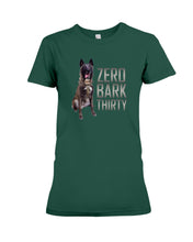 Load image into Gallery viewer, K9 Dog Hero Zero Bark Thirty Ladies Tee