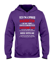 Load image into Gallery viewer, Gift For Spoiled Daughter Funny Quote Hoodie