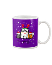 Load image into Gallery viewer, Merry Fluffmas Cute Cats Gift For Cat Lovers Mug