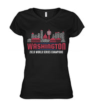Load image into Gallery viewer, Washington 2019 World Series Champions Ladies V-Neck