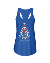 Load image into Gallery viewer, Nurse Tree Christmas Funny T-Shirt Ladies Flowy Tank