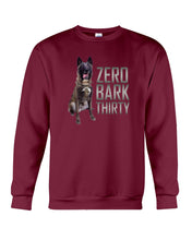 Load image into Gallery viewer, K9 Dog Hero Zero Bark Thirty Sweatshirt