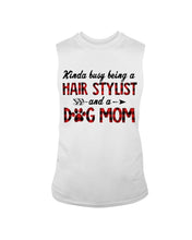 Load image into Gallery viewer, Hair Stylist And Dog Mom Gift For Dog Lovers Funny T-Shirt Unisex Long Sleeve