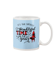 Load image into Gallery viewer, Funny Moose Wonderful Time Christmas Gift For Family Mug