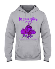 Load image into Gallery viewer, November We Wear Pancreatic Cancer Awareness T-Shirt Hoodie
