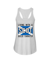 Load image into Gallery viewer, Living With A Scotland Funny Quote T-Shirt Ladies Flowy Tank