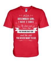 Load image into Gallery viewer, December Girl Fun Quote T-Shirt Guys V-Neck