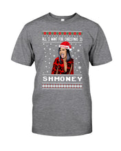 Load image into Gallery viewer, Demi Lovato All I Want For Christmas Is Shmoney Guys Tee