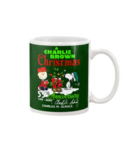 Load image into Gallery viewer, 55Th Anniversary A Charlie Brown Christmas Black T-Shirt Mug