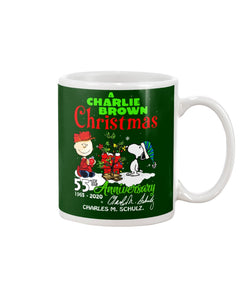 55Th Anniversary A Charlie Brown Christmas Black T-Shirt Mug