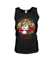 Load image into Gallery viewer, Santa Claus Beer Gift For Christmas Black T-Shirt Unisex Tank Top