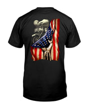 Load image into Gallery viewer, Biker Flag In Vain Gift For Bikers T-Shirt Unisex Long Sleeve