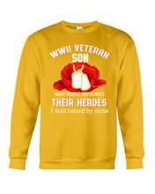 Load image into Gallery viewer, Wwii Veteran Gift For Veteran Dad Quote T-Shirt Sweatshirt