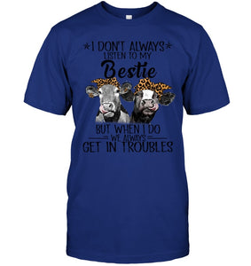 Best Friends Gift For Cow Lovers Guys Tee