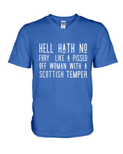 Load image into Gallery viewer, Scottish Woman Temper Scotland Lovers Guys V-Neck