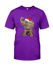 Load image into Gallery viewer, Elephant Color Light Christmas Gift Tee Guys Tee
