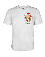 Load image into Gallery viewer, Pocket Slothmas Christmas Gift Funny T-Shirt Guys V-Neck