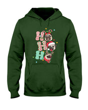 Load image into Gallery viewer, Pug Lover Christmas Hohoho Funny T-Shirt Hoodie