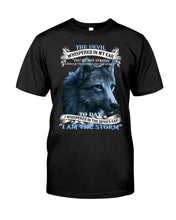 Load image into Gallery viewer, Wolf Lovers Trending Quote Tee Guys Tee