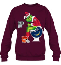 Load image into Gallery viewer, Funny Grinch Kansas Chief Christmas Gift Tee Sweatshirt
