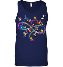 Load image into Gallery viewer, Bird Colorful Infinity Sign Unisex Tank Top