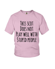 Load image into Gallery viewer, Funny T-Shirt For Scotland People Youth Tee