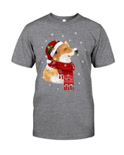 Load image into Gallery viewer, Corgi Christmas Gift Funny T-Shirt Guys Tee
