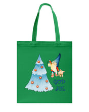 Load image into Gallery viewer, Swedish God July Christmas Tree Gift For Family Basketweave Tote Bag