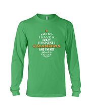 Load image into Gallery viewer, Finnish Crazy Grandma Gift For Grandma Family Unisex Long Sleeve